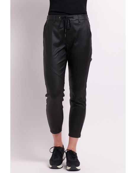 Panel Lines Coated Trousers